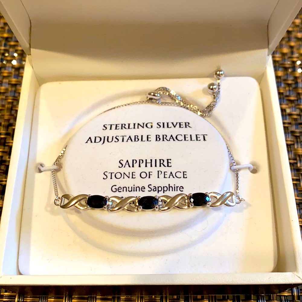 Sapphire bracelet